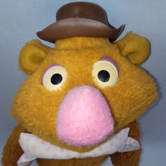 Jim Henson The Muppets Vintage 1976 Fozzie Bear 14" Plush Toy Fisher Price - Picture 2 of 3